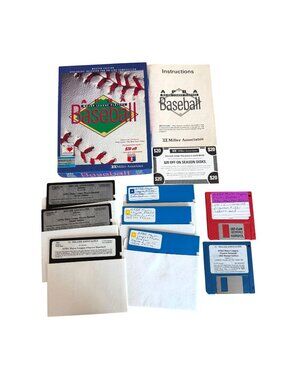 APBA Major League Players Baseball Master Edition PC Game 1992 Miller Associates
